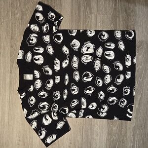 IKEA "Anime/Manga Eyes" All-Over Print Unisex T-Shirt (M)
